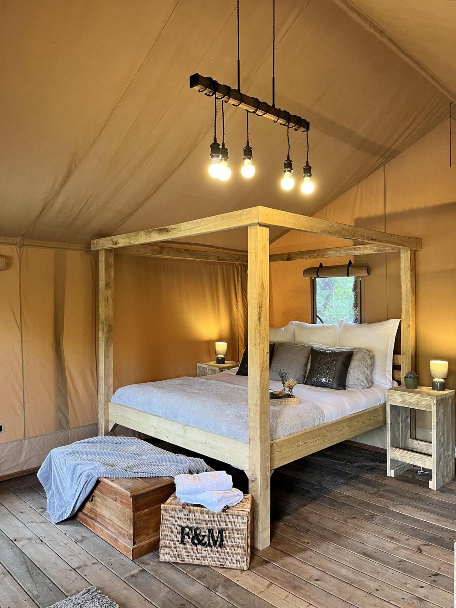 Teal Safari Tent ดรอยท์วิช ภายนอก รูปภาพ